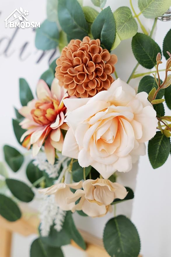 Pack of 2 Artificial Flowers for Backdrop Decoration, Wedding Arch Flowers - Image 7