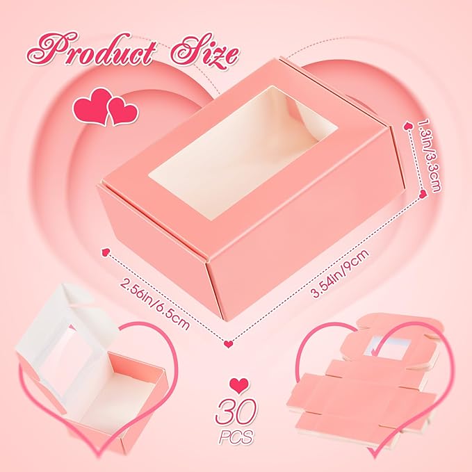Zonon 30 Pcs Soap Boxes for Homemade Packaging, Mini Kraft Treat Boxes - Image 2