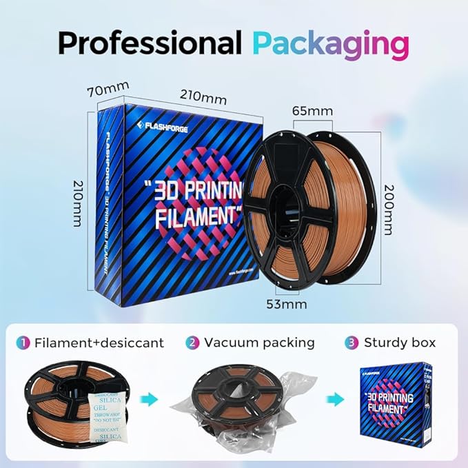 FLASHFORGE Rapid PLA Filament 1.75mm, High Flow Speedy 3D Printer Filament - Image 6