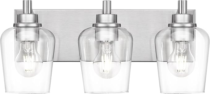 Bathroom Light Fixtures, 3-Light Modern Vanity Light by Metwet
