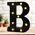 Led Marquee Letters, 8.58 Inch Black Light Up Letters, Small Led Letter Lights by DyingSwan