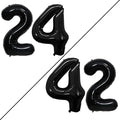 GOER Number 24 Balloons for 24th Birthday Party Decorations, 42 Inch Jumbo Foil by GOER