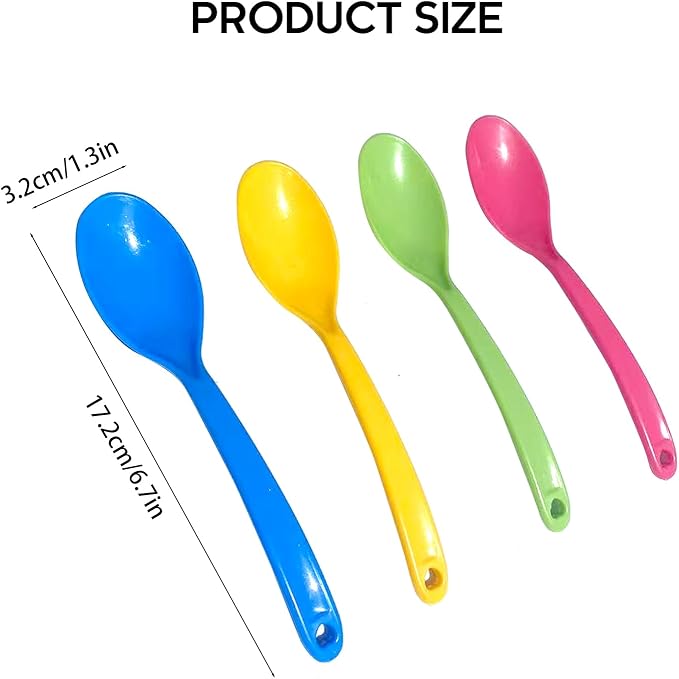 Stock Your Home With Sturdy Large Eco-Friendly Plastic Spoons, Frozen Yogurt - Image 5