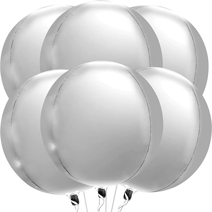 KatchOn Large Silver Balloons by KatchOn