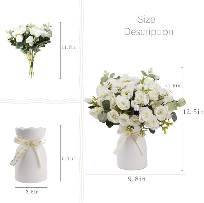 LESING Artificial Silk Rose - Image 3