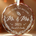Personalized Wedding Christmas Ornaments by TOBYOVU