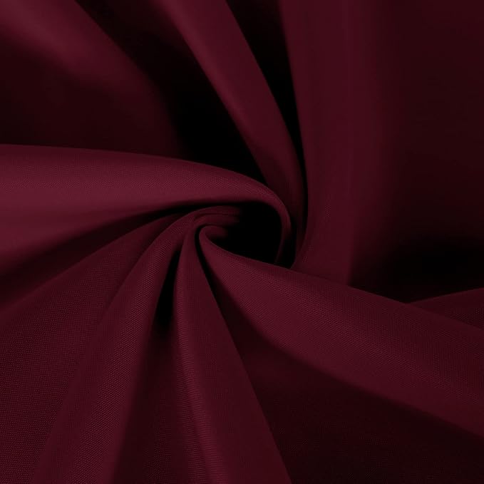 sancua 2 Pack Burgundy Tablecloth 54 x 54 Inch, Stain and Wrinkle Resistant - Image 5