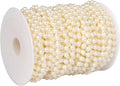 118 FT Pearl Beads Garland for Decoration, 5MM Craft Pearl Beads String Spool by Ucevi
