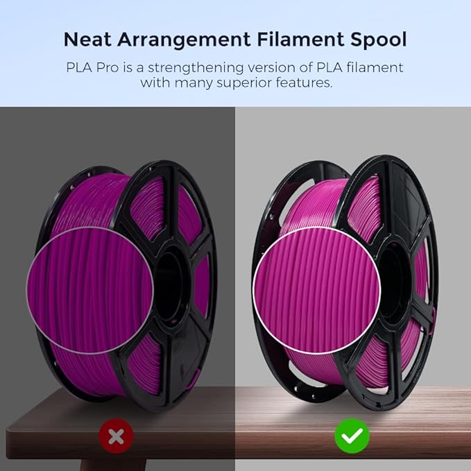 FLASHFORGE 3D Printer Filament, PLA PRO Filament 1.75mm, 1KG Spool, Dimensional - Image 4