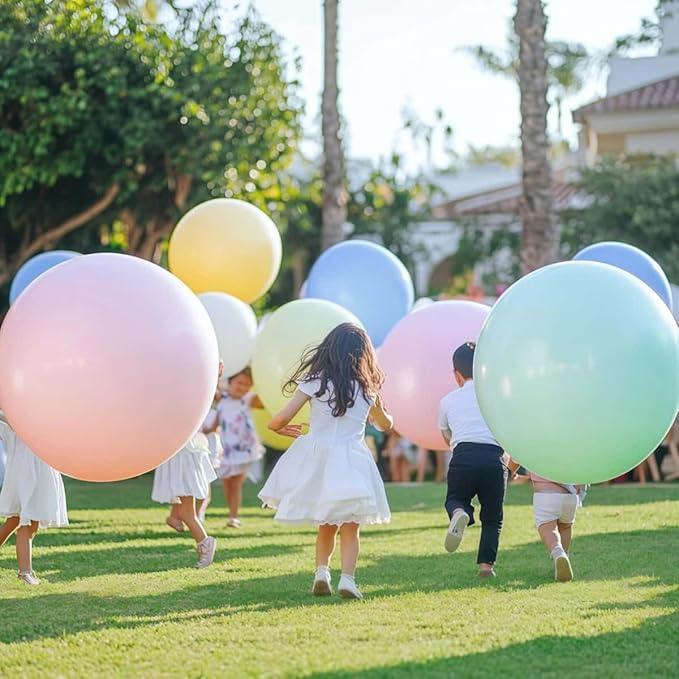 32 Pack Pastel Balloons 36 inch Multicolor Macaron Balloon - Image 5