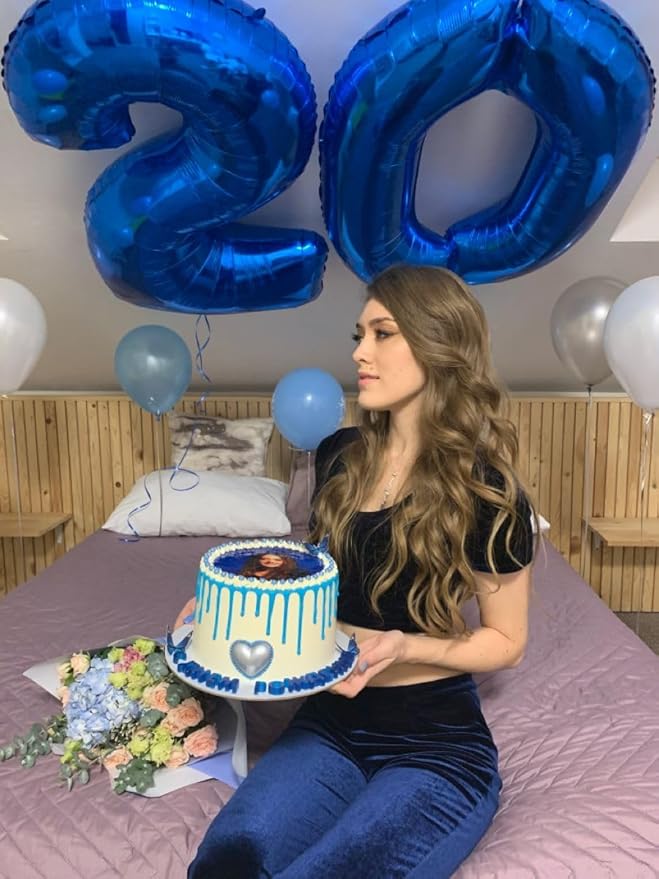 Night Blue 40 Inch 0 Number Balloons, 0 Decorations - Image 5