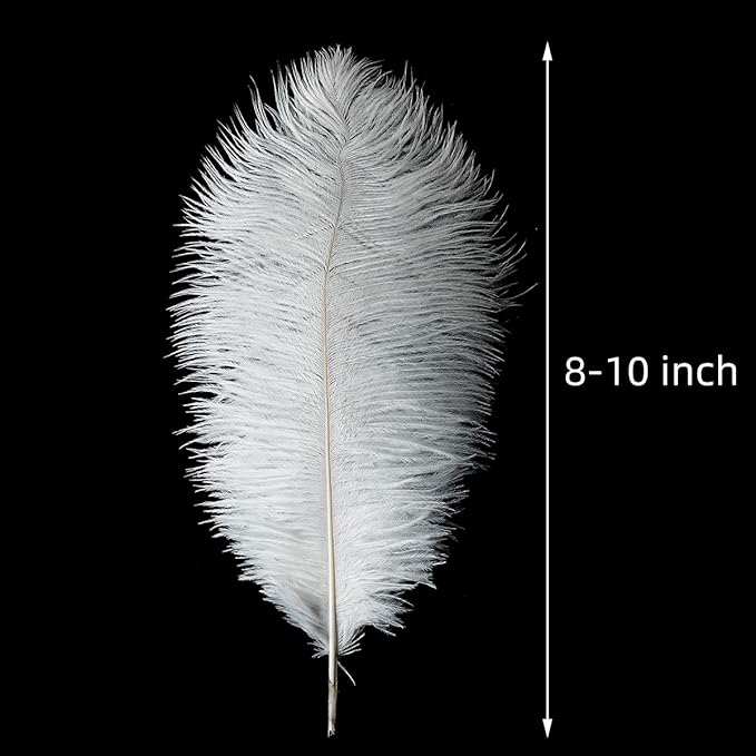 Ballinger Large White Ostrich Feathers - Image 3