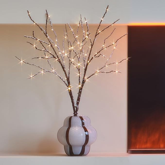 Fudios Lighted Branches Snow Dusted - Image 6