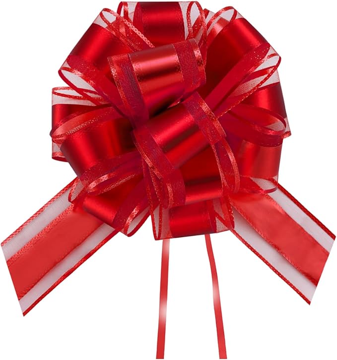 7 Pieces Large Pull Bows, 6 inche, Big Bow by ZhXu+Shuo