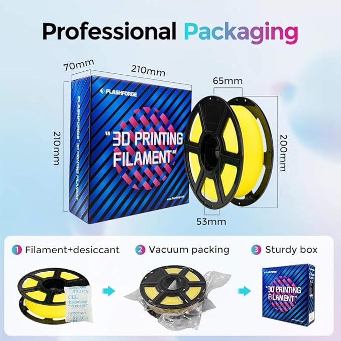 FLASHFORGE Rapid PLA Filament 1.75mm, High Flow Speedy 3D Printer Filament - Image 6