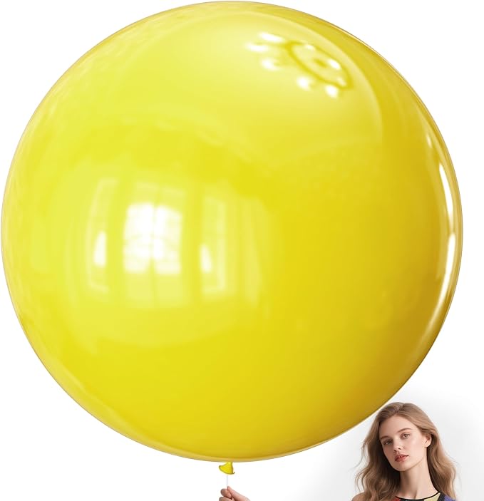 KAWKALSH Yellow Giant Balloons 36 Inch by %E7%AB%8B%E5%8D%B3%E8%B4%AD%E4%B9%B0