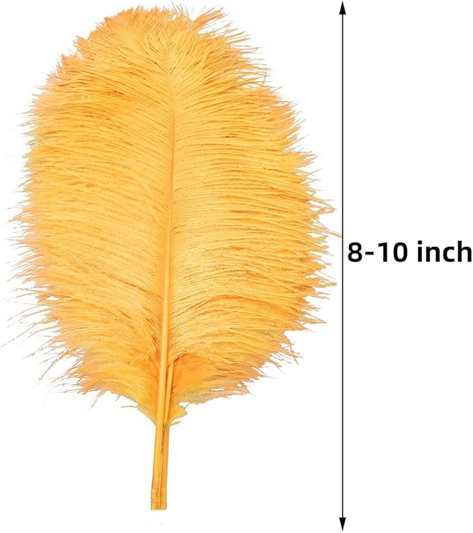 Ballinger Big Gold Ostrich Feathers - Image 3