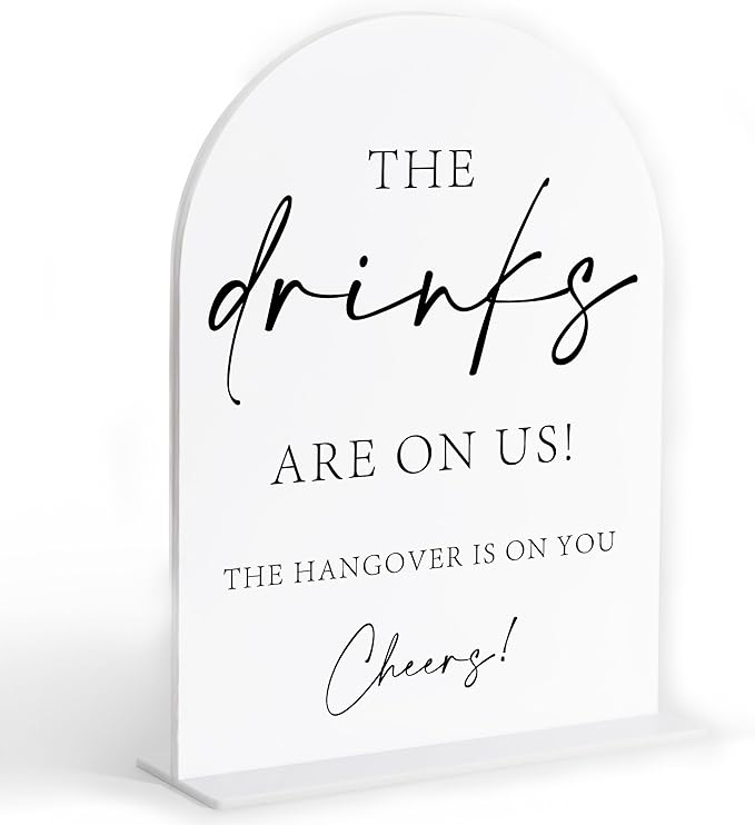 Wedding Bar Sign, Wedding Signs by Sxurt