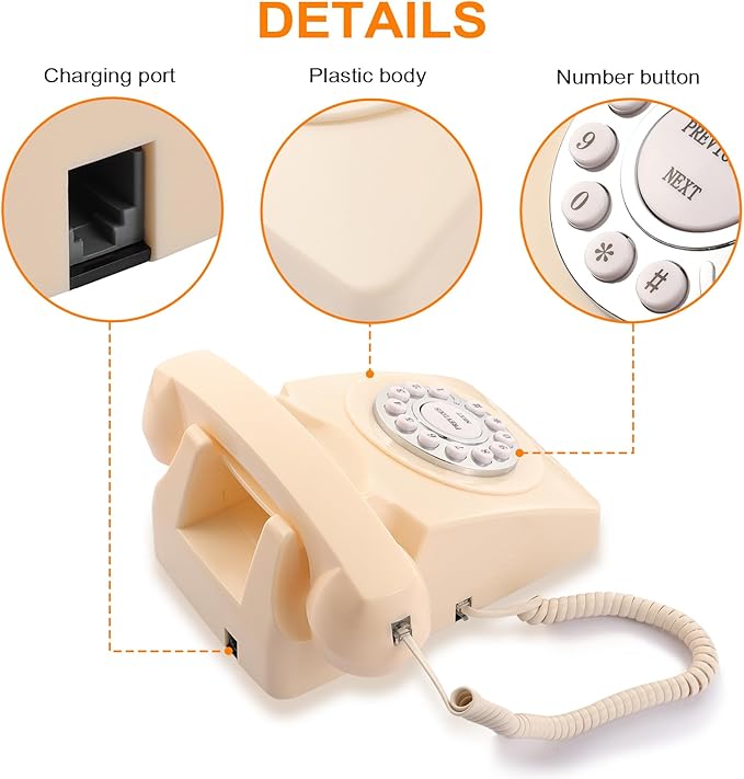 Guest Book Audio Wedding Phone, Record Voice Messages, Retro Guest Book - Image 5