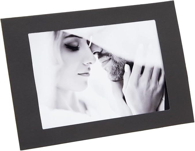 Juvale 4x6 Black Cardboard Photo Frames Bulk -Tabletop Easel Back - Image 5