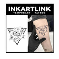 INKARTLINK Tattoo Tech, 2 Sheets Medium Semi Permanent Tattoo, Temporary Tattoos by INKARTLINK
