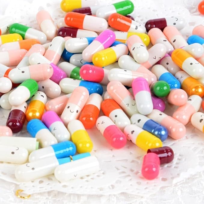 200 Pcs Tiny Love Message Capsule Letter in a Bottle Cute Love Friendship Half - Image 6