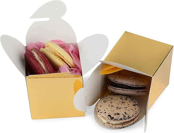 Sparkle and Bash Gold Foil Favor Boxes - Image 8