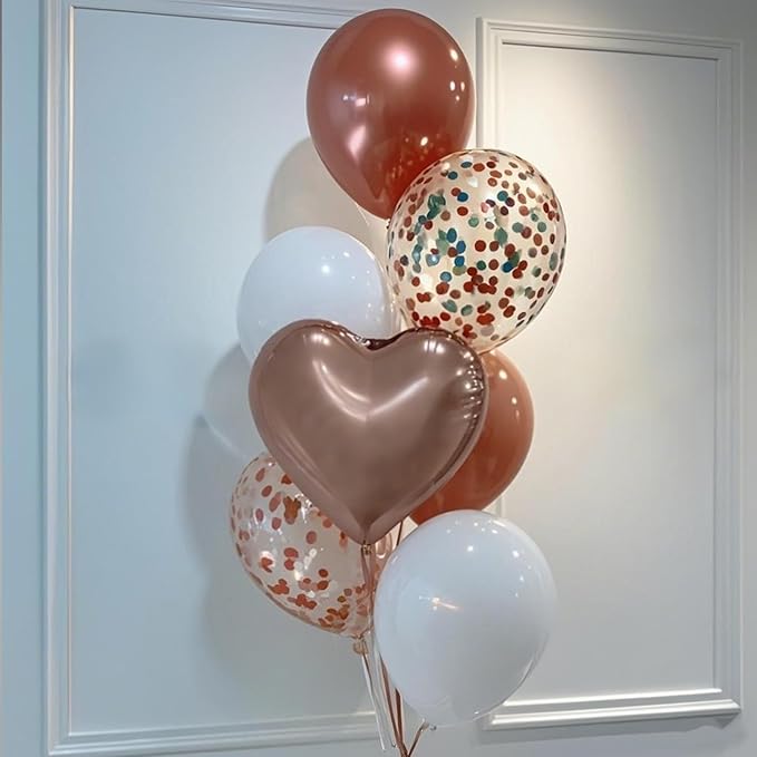 Rose Gold Heart Balloons - Image 7