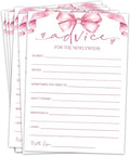 Advice Cards for Bridal Shower, Bridal Shower Games Engagement Party Wedding by Unknown