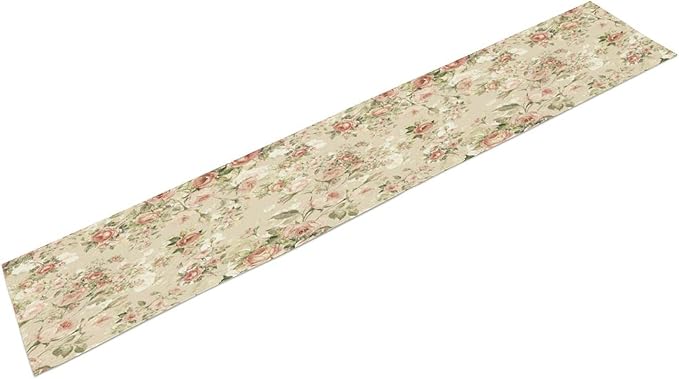 Lovely Rose Table Runner, 13in（33cm） W * 36in（92cm） L by AuiMzoo