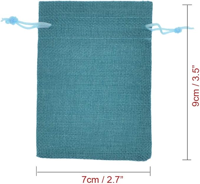 Burlap Bags with Drawstring, 2.7x3.5 Inch Jute Sacks Jewelry Candy Pouch - Image 7