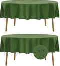 Fokitut 2 Pack Waterproof Round Tablecloth, 90 Inch, Stain Resistant and by BalsaCircle