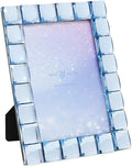 Isaac Jacobs Decorative Sparkling Light Blue Jewel Picture Frame, Photo Display by IsaacJacobs