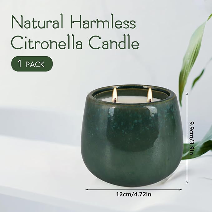 1 Pack Outdoor Citronella Candle Ceramic Mug |Outdoor - Image 7