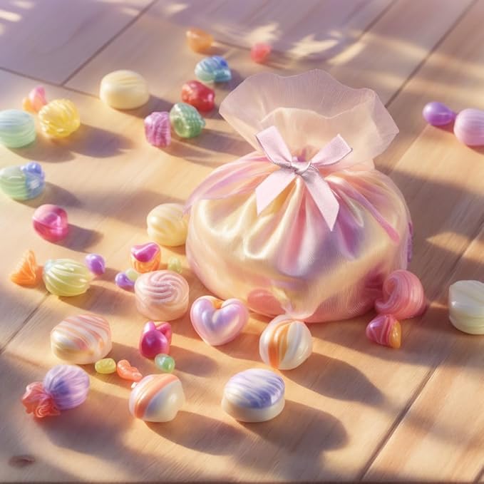 60pcs 1.7" Mini Pink Ribbon Bows Decor – Small DIY Satin Bows - Image 5