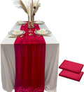 Luxurious Velvet Table Runner, 10ft Wedding Reception Decorations, 20x120inch by EHLDekol
