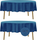 Fokitut 2 Pack Waterproof Round Tablecloth, 70 Inch, Stain Resistant and by BalsaCircle