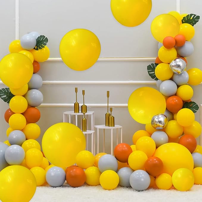 110pcs Yellow Balloons 12 Inch - Image 7