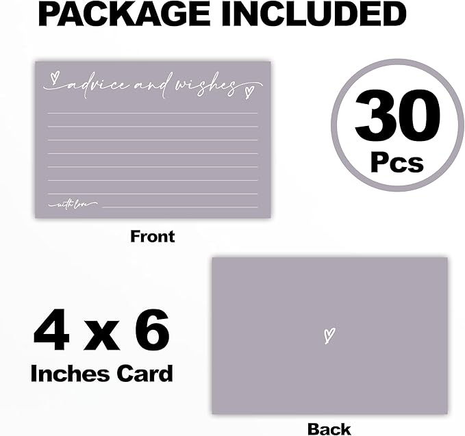 30 Advice & Wishes Cards - Image 2