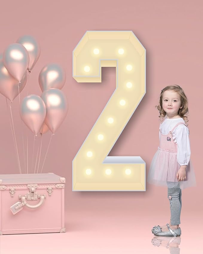 4FT Plastic Marquee Numbers 2 - Image 7