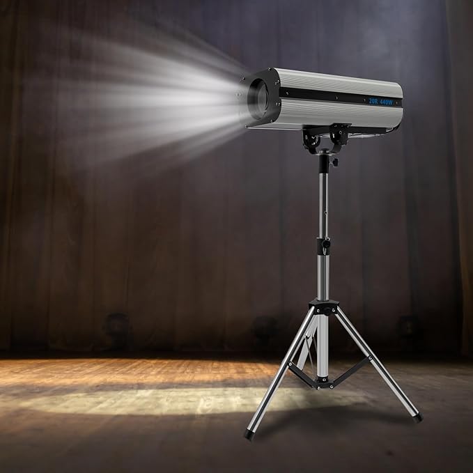Follow Spotlight for Stage, 440W LED Spot Light DJ Lighting - Image 5