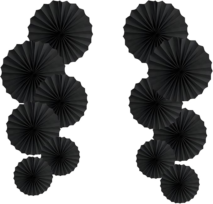 HQZ Black Party Hanging Fans DIY Set by HQZ
