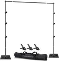 SLOW DOLPHIN Pipe and Drape Photography Backdrop Stand Kit Adjustable Photo by SLOWDOLPHIN