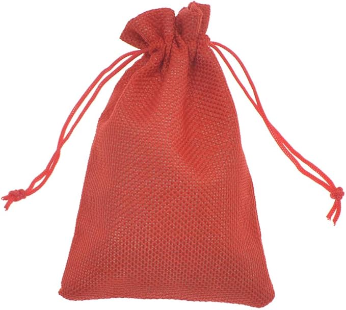20pcs Burlap Gift Bags 5x7 - Image 6