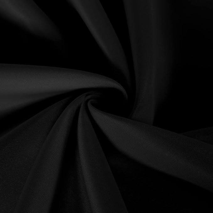 sancua 2 Pack Black Tablecloth 60 x 84 Inch, Rectangle 4 Feet Table Cloth - Image 5