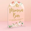 Acrylic Wedding Signs, Bridal Shower Decorations, Mimosa Bar Signs by KongMoTree