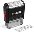 ExcelMark Custom Stamp – Clear & Crisp Impressions – Personalized Self-Inking by ExcelMark