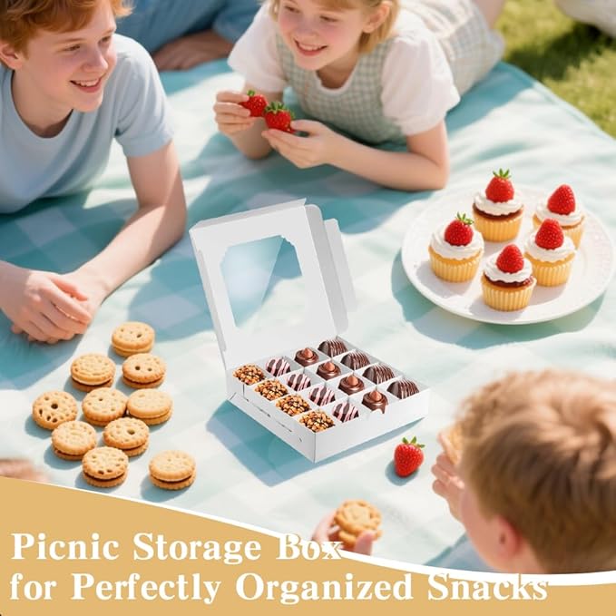 25 Pack White Bakery Boxes, Sweet Boxes - Image 4