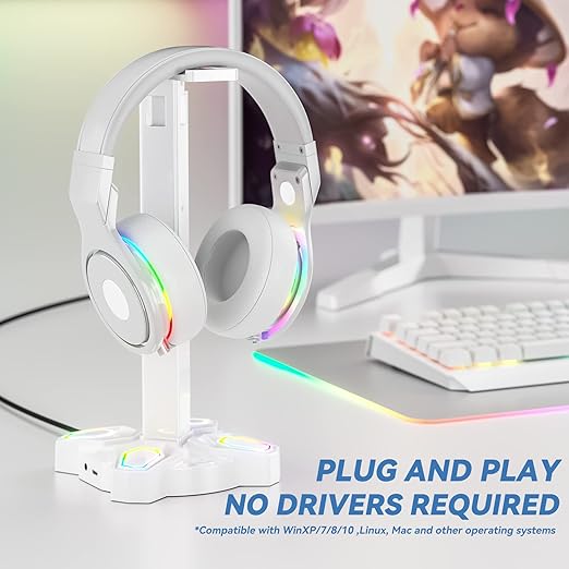 KDD Gaming Headphones Stand, Rotatable Headset Stand - Image 2