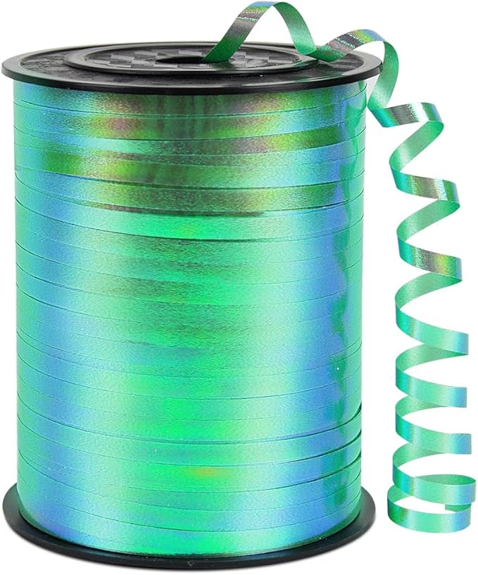 KMER LIFE Green Gradient Curling Ribbon, 1/5" Wide x 500 Yards Christmas by KMERLIFE